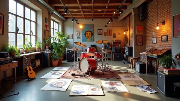 Des studios d'enregistrement créatifs dans le 10e arrondissement de Paris